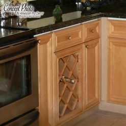 28-Bottle Trimmable Wine Rack Lattice Panel Inserts, Red Oak 18 28-Bottle Trimmable Wine Rack Lattice Panel Inserts, Red Oak -High End Kitchen d071d2570dc043b8 0035 w800 h800 b0 p0