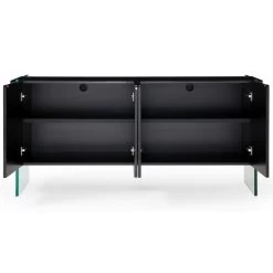 Modern Art Buffet Black Lacquer Cabinets Tempered Glass Base -High End Kitchen d4411c800dc5eee9 8171 w800 h800 b1 p0