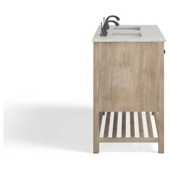 The Kerry Bathroom Vanity, Double Sink, 60", Natural, Freestanding -High End Kitchen d6a1515a03d99be3 7519 w800 h800 b1 p0
