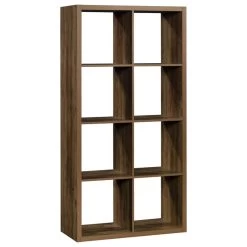 Sauder Miscellaneous Storage Engineered Wood 8-Cube Organizer In Rural Pine