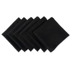 Black Napkin Set/6