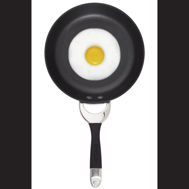 Symmetry Hard-Anodized Nonstick 10" And 12" French Skillets, Black 3 Symmetry Hard-Anodized Nonstick 10" And 12" French Skillets, Black - Image 3