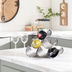 Industrial Black Metal Wine Rack 16406 11 Industrial Black Metal Wine Rack 16406 -High End Kitchen dd51339900522cec 7702 w800 h800 b0 p0