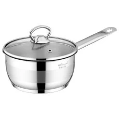 Safinox 18/10 Stainless Steel Tri-Ply Capsulated Bottom Sauce Pan, 1.5-Quart