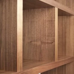 Berlin 5 Levels Bookcase, 150 Cm., Walnut -High End Kitchen ddf1b7d70a3934e6 6688 w800 h800 b0 p0