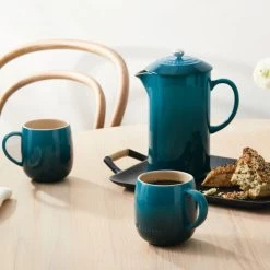 Le Creuset French Press -High End Kitchen deep teal g9