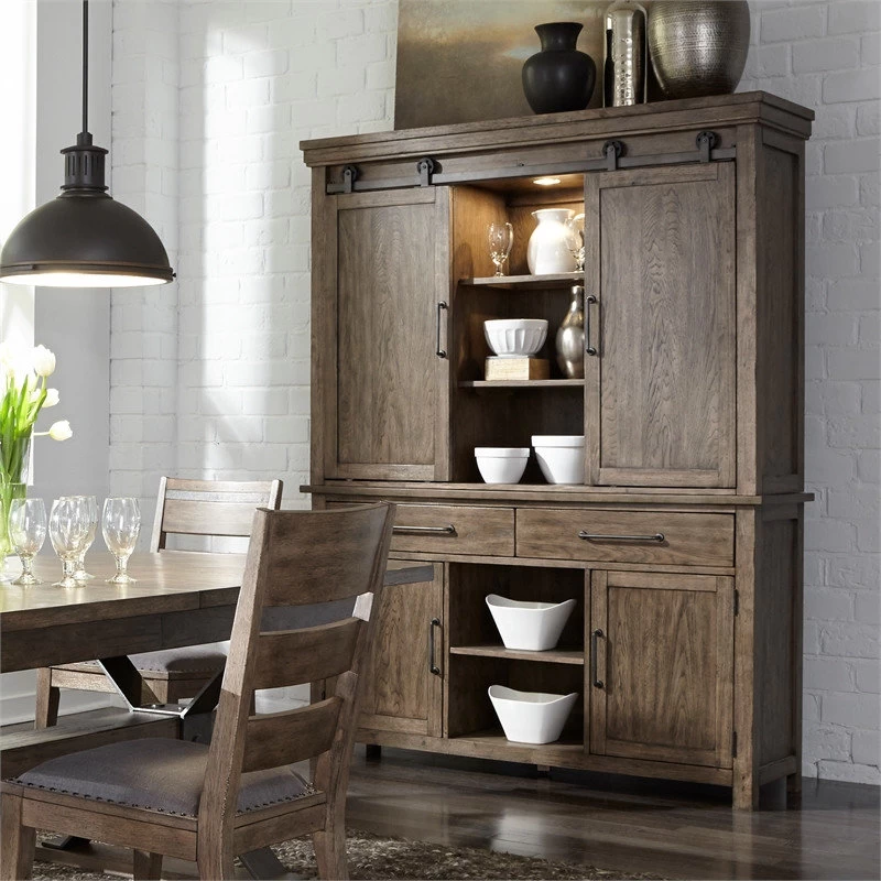 Liberty Furniture Sonoma Hutch And Buffet 4 Liberty Furniture Sonoma Hutch And Buffet - Image 4