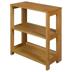 Flip Flop 29" High Deskside Folding Bookcase, Medium Oak