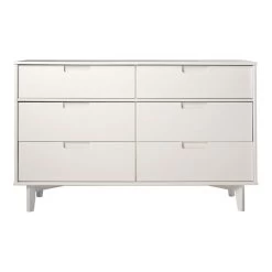 Walker Edison 6-Drawer Groove Handle Wood Dresser - White 6 Walker Edison 6-Drawer Groove Handle Wood Dresser - White -High End Kitchen ec814b1b0dfea9cb 6110 w800 h800 b1 p0
