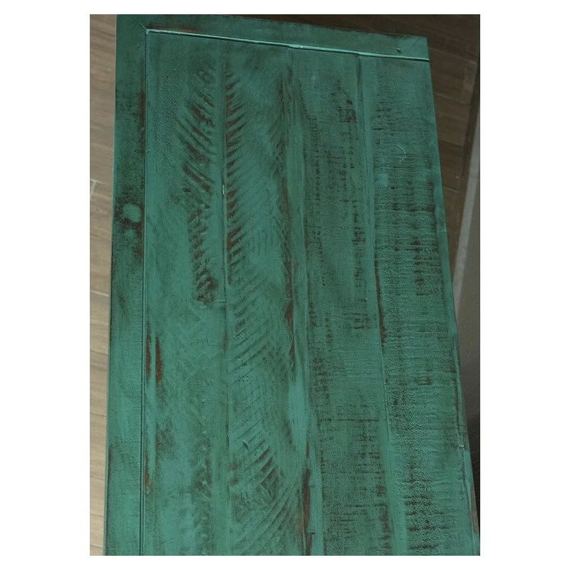 Macao Collection Rustic Solid Wood Sideboard, Living Room Console With 4-Doors 4 Macao Collection Rustic Solid Wood Sideboard, Living Room Console With 4-Doors - Image 4