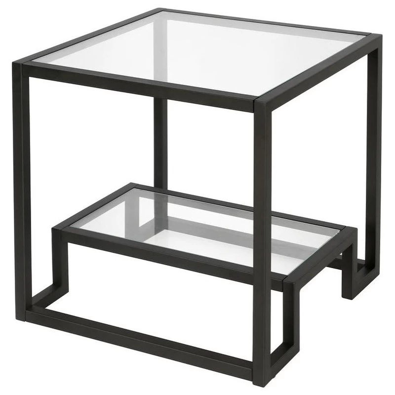 Hudson & Canal Athena Side Table, Blackened Bronze 3 Hudson & Canal Athena Side Table, Blackened Bronze - Image 3