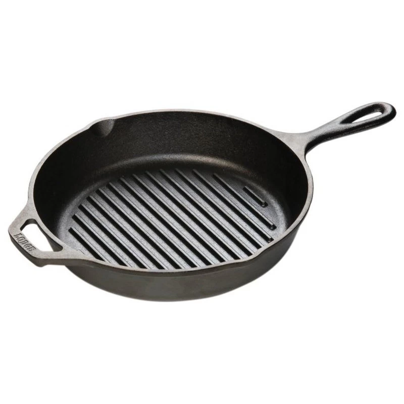 Lodge Cast Iron Round Grill Pan, 10-1/4 " 2 Lodge Cast Iron Round Grill Pan, 10-1/4 " - Image 2
