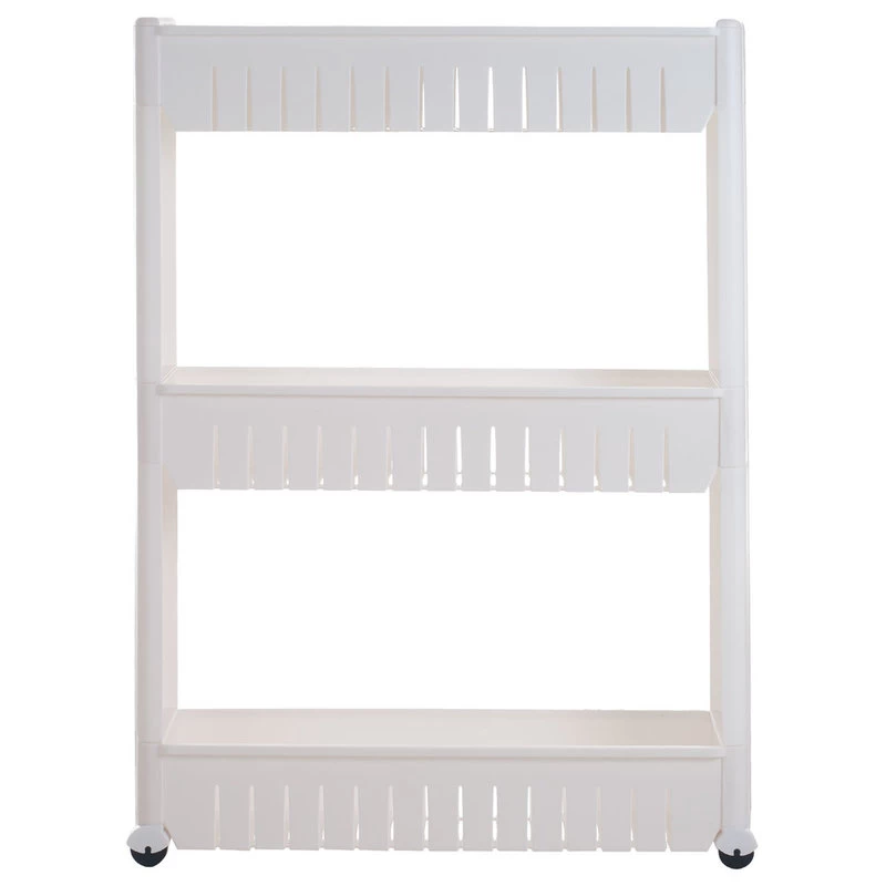Mobile Shelving Unit Organizer With 3 Large Storage Baskets By Everyday Home 1 Mobile Shelving Unit Organizer With 3 Large Storage Baskets By Everyday Home
