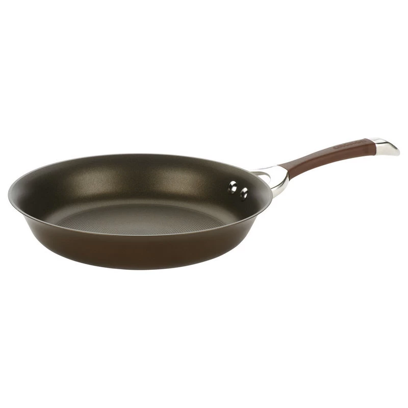 Symmetry Chocolate Hard-Anodized Nonstick 11" French Skillet 1 Symmetry Chocolate Hard-Anodized Nonstick 11" French Skillet
