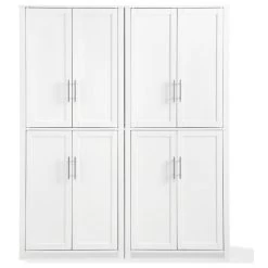 Bowery Hill Tall Wooden Shaker Pantry In White (Set Of 2) Finish 8 Bowery Hill Tall Wooden Shaker Pantry In White (Set Of 2) Finish -High End Kitchen ffc123710364b176 3901 w800 h800 b1 p0