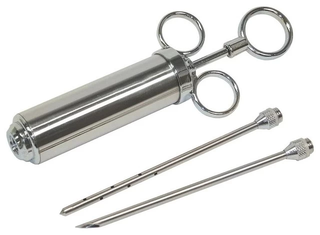 Bayou Classic Seasoning Injector, Stainless Steel, 2 Oz. 1 Bayou Classic Seasoning Injector, Stainless Steel, 2 Oz.