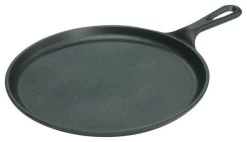 Lodge Logic Cast Iron Round Griddle Pan, 10.5 Inch