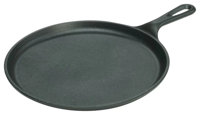 Lodge Logic Cast Iron Round Griddle Pan, 10.5 Inch 1 Lodge Logic Cast Iron Round Griddle Pan, 10.5 Inch