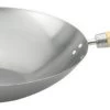 Helen Chen Asian Kitchen Carbon Steel Wok With Bamboo Handle, 12 Inch
