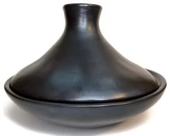 La Chamba Black Clay Tagine, Large