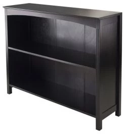 Pemberly Row Storage Shelf / Bookcase 3-Tier 37" Wide In Espresso