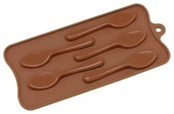 Freshware 5-Cavity Silicone Small Spoon Mold