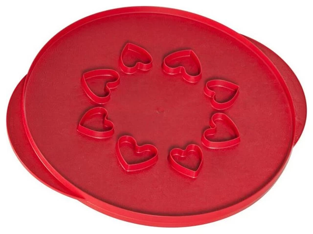 Nordic Ware 12 Inch Reversible Lattice & Hearts Pie Top Cutter 1 Nordic Ware 12 Inch Reversible Lattice & Hearts Pie Top Cutter