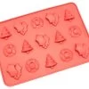 Freshware 15-Cavity Silicone Holiday Shapes Mold