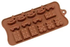 Freshware 15-Cavity Silicone Toy Shapes Mold