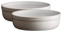 Emile Henry Flour Ceramic 8.5 Ounce Creme Brulee Dish, Set Of 2
