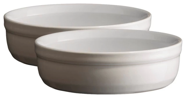 Emile Henry Flour Ceramic 8.5 Ounce Creme Brulee Dish, Set Of 2 1 Emile Henry Flour Ceramic 8.5 Ounce Creme Brulee Dish, Set Of 2