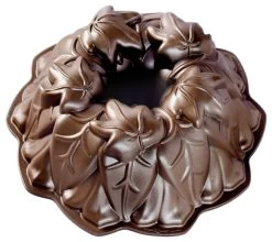 Nordic Ware 10.5 Inch Harvest Leaves Bundt Pan
