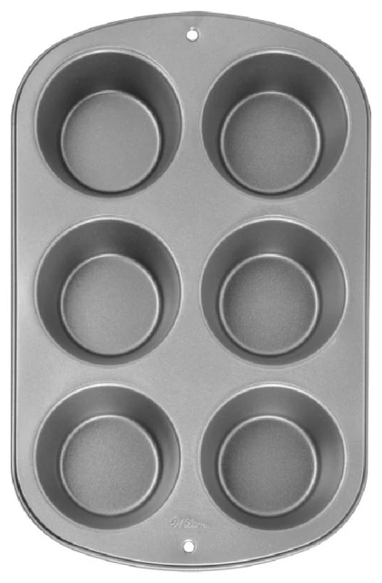 Wilton 2105-955 Jumbo Muffin Pan, Grey 1 Wilton 2105-955 Jumbo Muffin Pan, Grey