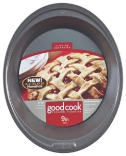Good Cook 04035 Premium Bakeware Pie Pan, Non Stick, 9"