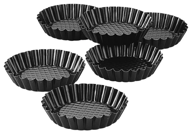 Zenker Non-Stick Mini Tart Pans, Set Of 6 1 Zenker Non-Stick Mini Tart Pans, Set Of 6