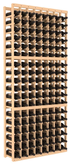8 Column Standard Wine Cellar Kit, Pine, Unstained 1 8 Column Standard Wine Cellar Kit, Pine, Unstained
