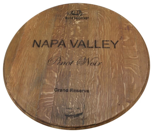 Wine Barrel Lazy Susan, Regular 1 Wine Barrel Lazy Susan, Regular