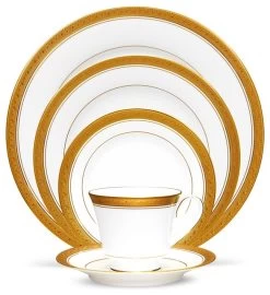 Noritake Crestwood Gold 5-Piece Place Setting