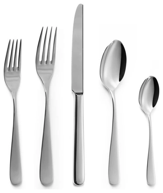 Safdie & Co. Flatware Stainless Steel Gourmet 60 Piece Set Kasba 1 Safdie & Co. Flatware Stainless Steel Gourmet 60 Piece Set Kasba