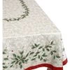 Lenox Holiday Ivory 60"x120" Oblong Tablecloth