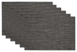 Gray Tonal Tweed Placemat, Set Of 6