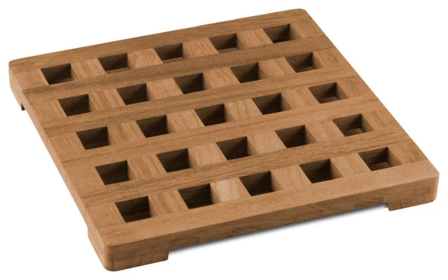 Teak Trivet, Large 1 Teak Trivet, Large