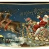 L2611 - Santa And Reindeer Christmas Card Holder