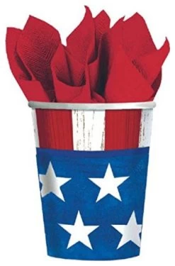 AMSCAN American Party Cups, 9 Oz., 25 Ct.