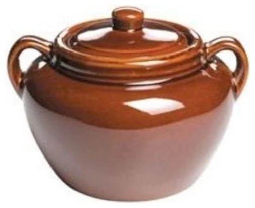 Fox Run 0 Earthenware Bean Pot, 3 Qt. 1 Fox Run 0 Earthenware Bean Pot, 3 Qt.