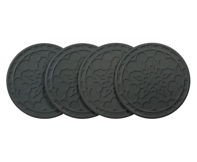 Le Creuset French Coasters, Set Of 4 1 Le Creuset French Coasters, Set Of 4