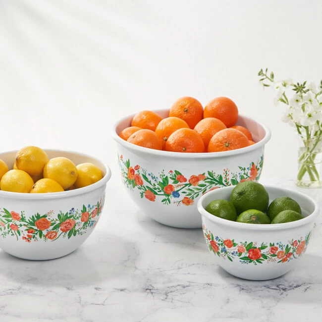 Le Creuset Springtime Serving Bowls, Set Of 3 2 Le Creuset Springtime Serving Bowls, Set Of 3 - Image 2